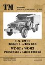 U.S. WW II Dodge WC62-WC63 6x6 Trucks